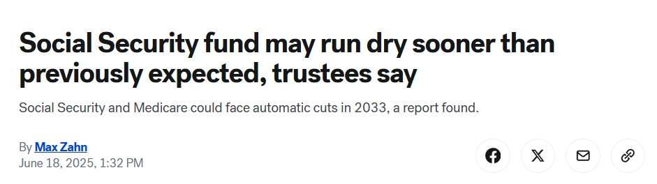 危机倒计时！美国社安金将在8年后耗尽，退休老人或集体“减薪”23%