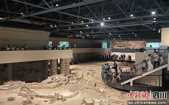 自贡恐龙博物馆焕新开馆：科技唤醒史前巨兽
